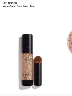 CHANEL Les Beiges Foundation Touch with Brush - Beige and Black